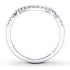 Thumbnail Image 2 of Diamond Wedding Band 1/8 ct tw Round-cut 14K White Gold