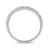 Thumbnail Image 2 of Now + Forever Diamond Wedding Band 1/8 ct tw Round-cut 14K White Gold