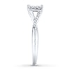 Thumbnail Image 2 of Diamond Engagement Ring 1/3 ct tw Princess-cut 10K White Gold