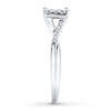 Thumbnail Image 3 of Diamond Engagement Ring 1/3 ct tw Princess-cut 10K White Gold
