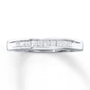 Thumbnail Image 0 of Diamond Wedding Band 1/4 ct tw Princess-cut 14K White Gold