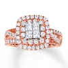 Thumbnail Image 0 of Engagement Ring 1-1/8 ct tw Diamonds 14K Two-Tone Gold