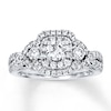 Thumbnail Image 0 of Diamond Engagement Ring 1 ct tw Round-cut 14K White Gold