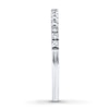Thumbnail Image 2 of Diamond Wedding Band 1/5 ct tw Round-cut 14K White Gold