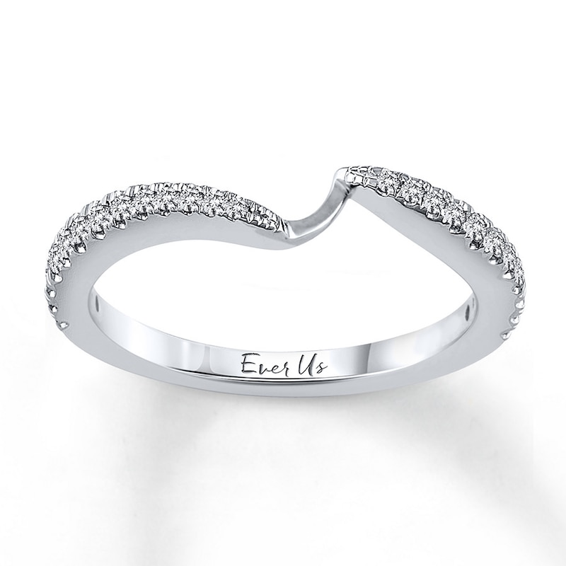 Main Image 1 of Ever Us Band 1/4 ct tw Diamonds 14K White Gold