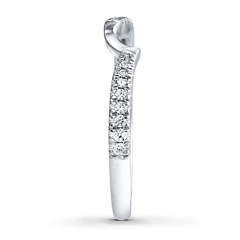 Main Image 4 of Ever Us Band 1/8 ct tw Diamonds 14K White Gold