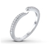 Thumbnail Image 1 of Ever Us Diamond Band 1/8 ct tw Round-cut 14K White Gold