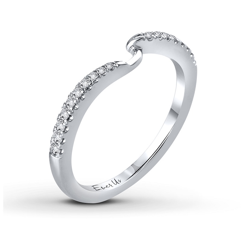 Ever Us Diamond Band 1/8 ct tw Round-cut 14K White Gold