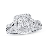 Thumbnail Image 0 of Diamond Engagement Ring 1 ct tw Princess-cut 14K White Gold