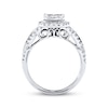 Thumbnail Image 2 of Multi-Diamond Engagement Ring 1 ct tw Princess-cut 14K White Gold