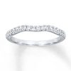 Thumbnail Image 0 of Diamond Wedding Band 1/4 ct tw Round-cut 14K White Gold