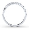 Thumbnail Image 1 of Diamond Wedding Band 1/4 ct tw Round-cut 14K White Gold