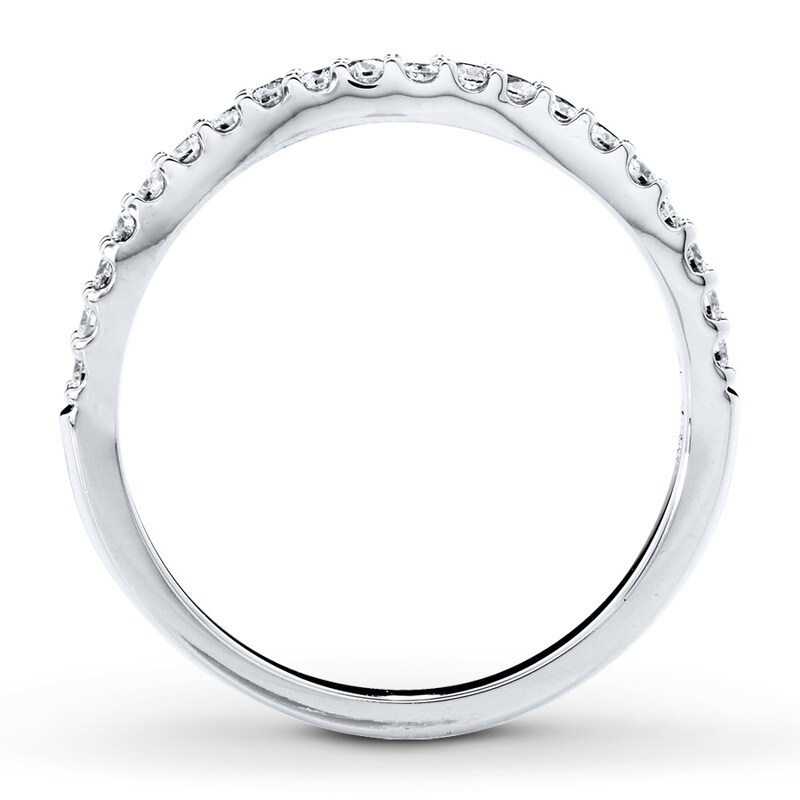 Diamond Wedding Band 1/4 ct tw Round-cut 14K White Gold