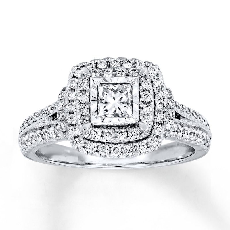 Radiant Reflections Engagement Ring 1 ct tw Diamonds 14K Gold | Kay