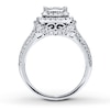 Thumbnail Image 2 of Radiant Reflections Engagement Ring 1 ct tw Diamonds 14K Gold