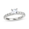 Thumbnail Image 0 of Diamond Engagement Ring 1-1/8 ct tw Round-cut 14K White Gold