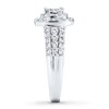 Thumbnail Image 2 of Diamond Engagement Ring 1 ct tw Princess-cut 14K White Gold