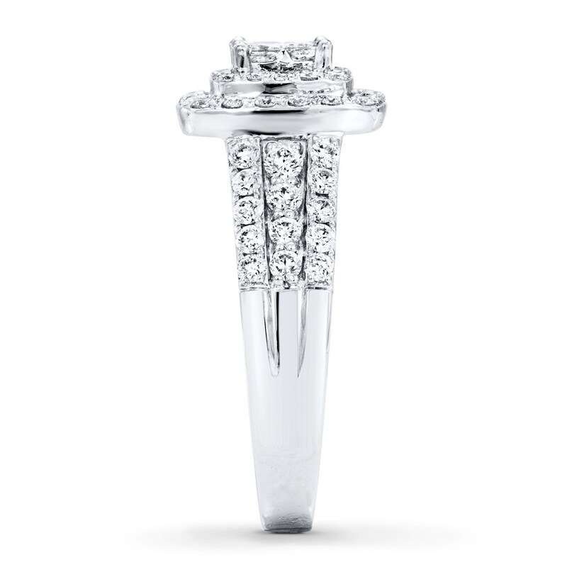 Diamond Engagement Ring 1 ct tw Princess-cut 14K White Gold