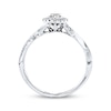 Thumbnail Image 2 of Diamond Engagement Ring 3/8 ct tw 14K White Gold