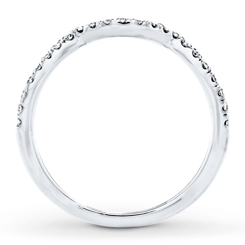 Wedding Ring 1/4 ct tw Diamonds 14K White Gold