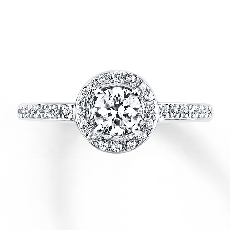 Main Image 1 of Now + Forever Diamond Engagement Ring 5/8 ct tw Round-cut 14K White Gold