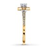 Thumbnail Image 2 of Diamond Engagement Ring 5/8 ct tw Round-cut 14K Two-Tone Gold