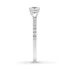 Thumbnail Image 2 of Diamond Engagement Ring 5/8 ct tw Princess/Round 14K White Gold