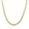 Thumbnail Image 0 of Solid Diamond-Cut Miami Cuban Chain Necklace 14K Yellow Gold 20"
