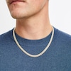 Thumbnail Image 3 of Diamond-Cut 5.94mm Miami Cuban Chain Necklace Solid 14K Yellow Gold 20&quot;