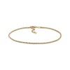 Thumbnail Image 1 of Rope Chain Anklet Semi-Solid 14K Yellow Gold 10”