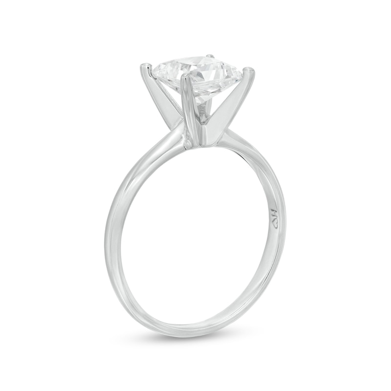 Main Image 3 of Now + Forever Certified Diamond Solitaire Engagement Ring 1-1/2 ct Princess 14K White Gold (I/I2)