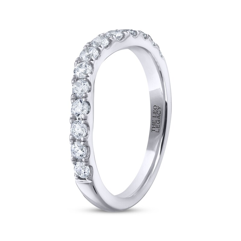 THE LEO Legacy LabCreated Diamond Anniversary Band 1/2 ct tw 14K White