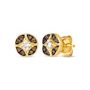 Thumbnail Image 0 of Le Vian Venetian Mosaic Diamond Stud Earrings 1/4 ct tw 14K Honey Gold
