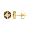 Thumbnail Image 3 of Le Vian Venetian Mosaic Diamond Stud Earrings 1/4 ct tw 14K Honey Gold