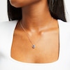 Thumbnail Image 3 of Le Vian Venetian Mosaic Sapphire Necklace 1/8 ct tw Diamonds 14K Strawberry Gold 19"