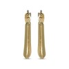 Thumbnail Image 2 of Hollow Squared Hoop Earrings 14K Yellow Gold