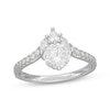 Thumbnail Image 1 of Neil Lane Artistry Round, Pear & Marquise-Cut Lab-Grown Diamond Engagement Ring 1-1/2 ct tw 14K White Gold