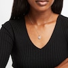 Thumbnail Image 3 of Diamond Necklace 1/2 ct tw Round-cut 10K Two-Tone Gold