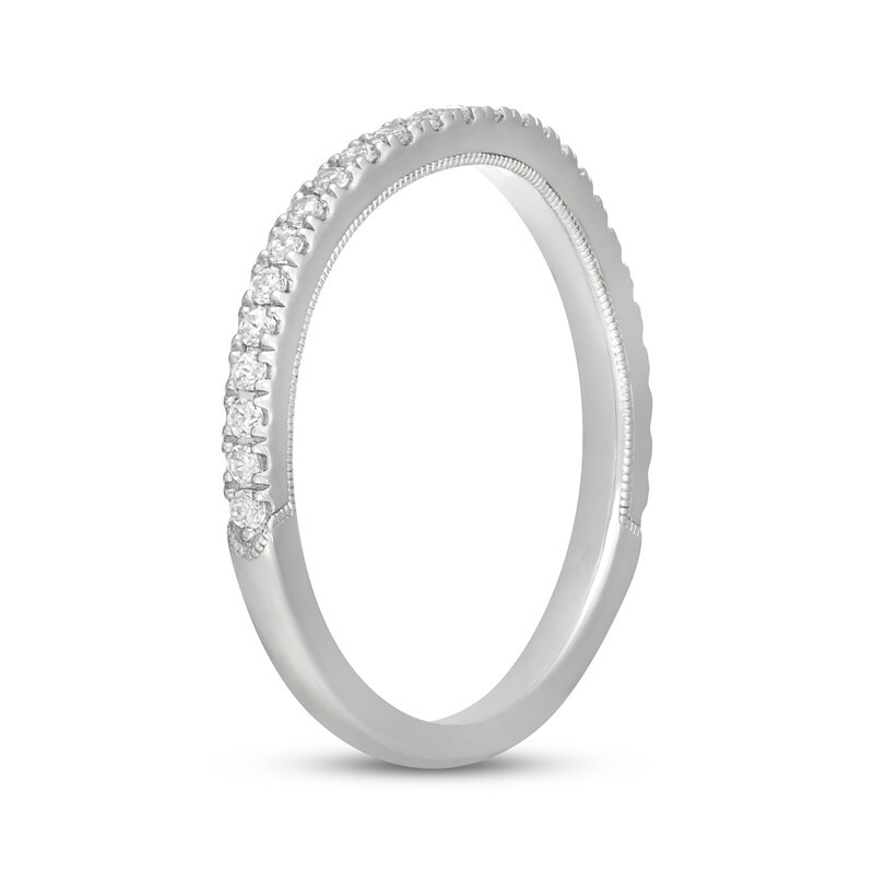 Main Image 2 of Neil Lane Diamond Contour Wedding Band 1/4 ct tw 14K White Gold