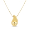 Thumbnail Image 0 of Hollow Teardrop Necklace 14K Yellow Gold 18"