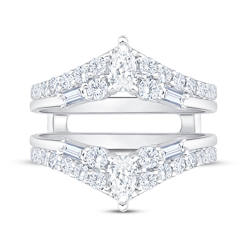 Main Image 3 of Now + Forever Lab-Grown Diamonds Multi-Shape Enhancer Ring 1-1/2 ct tw 14K White Gold