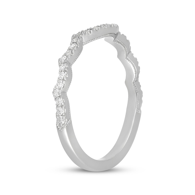 Main Image 2 of Neil Lane Diamond Contour Wedding Band 1/5 ct tw 14K White Gold