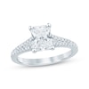Thumbnail Image 1 of Now + Forever Lab-Grown Diamonds Radiant-Cut Engagement Ring 1-3/4 ct tw 14K White Gold