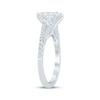 Thumbnail Image 2 of Now + Forever Lab-Grown Diamonds Radiant-Cut Engagement Ring 1-3/4 ct tw 14K White Gold