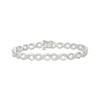 Thumbnail Image 1 of Diamond Infinity Link Bracelet 1/5 ct tw Sterling Silver 7"