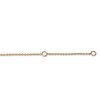 Thumbnail Image 4 of Emerald & Diamond Bracelet 10K Yellow Gold 7.25&quot;
