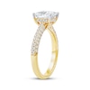 Thumbnail Image 2 of Now + Forever Lab-Grown Diamonds Princess-Cut Diamond Engagement Ring 2-1/2 ct tw 14K Yellow Gold