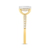Thumbnail Image 2 of Now + Forever Lab-Grown Diamonds Radiant-Cut Engagement Ring 1-7/8 ct tw 14K Yellow Gold
