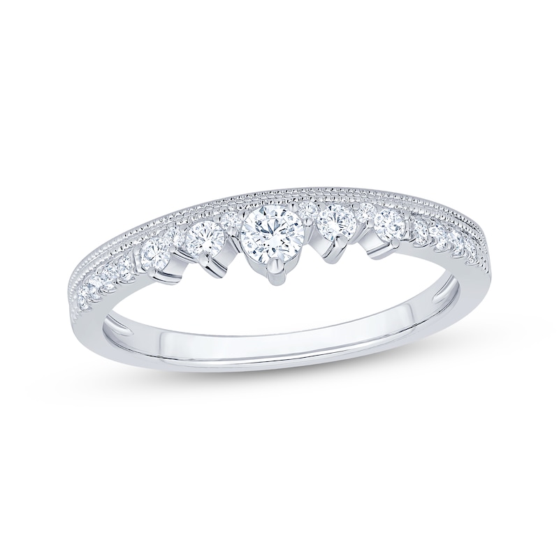 Main Image 1 of Now + Forever Diamond Anniversary Ring 1/3 ct tw 10K White Gold