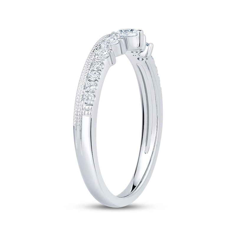 Main Image 2 of Now + Forever Diamond Anniversary Ring 1/3 ct tw 10K White Gold